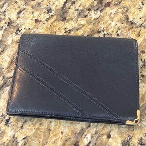 Men’s black leather Cartier wallet